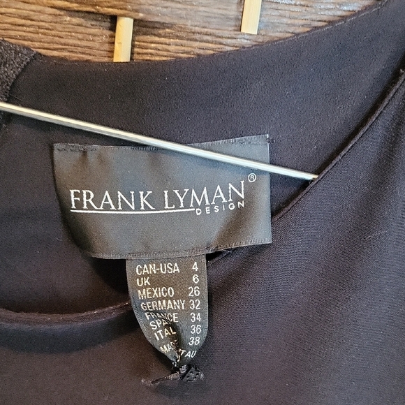 Frank Lyman Design Black High Low Dress - Picture 2 of 8